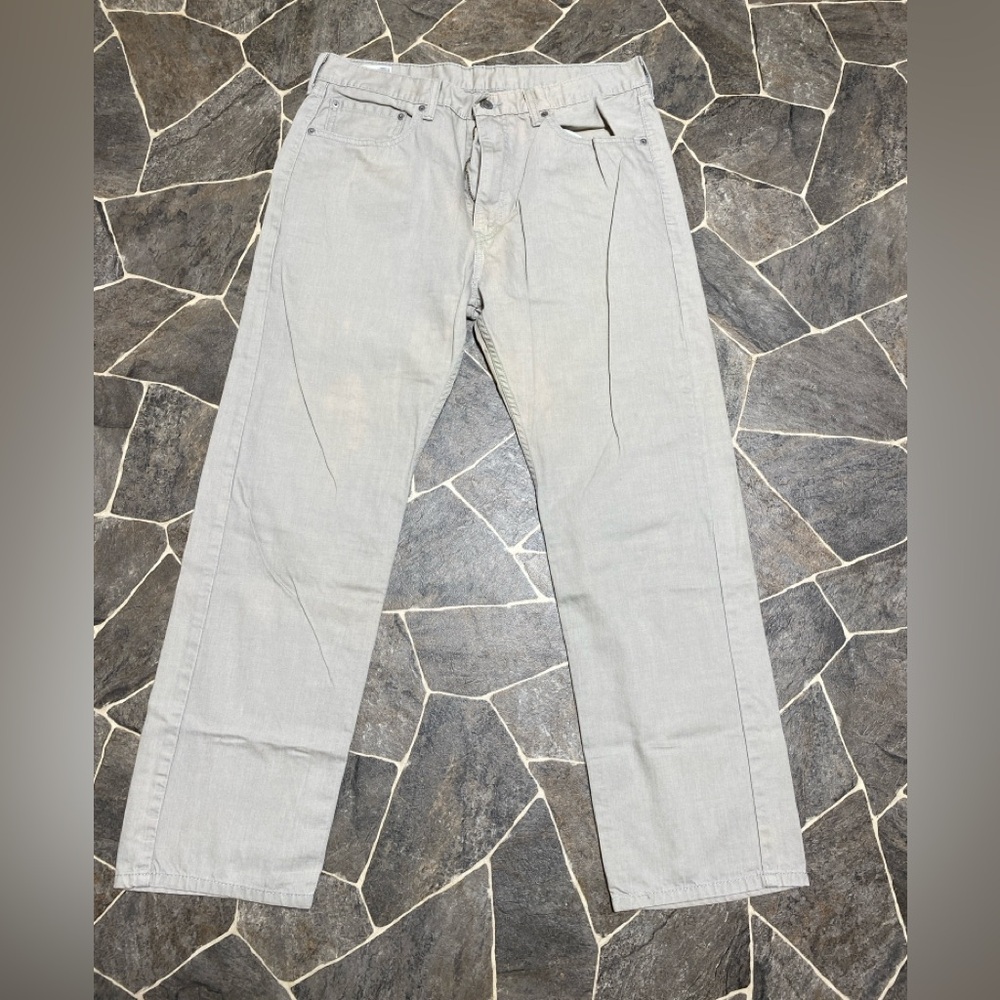 Vtg Levi’s White Tag Men's Gray Straight Jeans